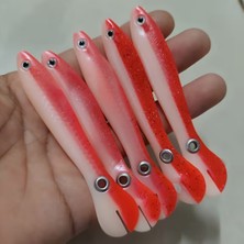 Eagenset Kıvrılarak Yüzen Aksiyon Silikon Yapay Balık Yemi 5 Adet 10 cm 6 gr Model: 10CMKYAS4