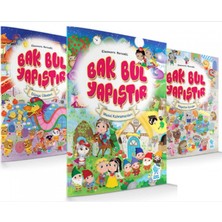 Minik Damla Bak Bul Yapıştır (3 Kitap)