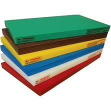Feyza Design Pratik 30X50X2 cm Polietilen Kesim Levhası, Et ve Meyve Için Ideal