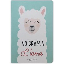 Ela's Paper Lama Notebook Su Yeşili - Defter