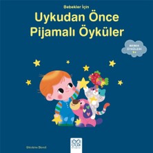 1001 Çiçek Kitaplar 1001 Çiçek Pijamalı Öyküler Eğlenceli Tasarım Bebekler İçin 16 Sayfa Karton Kapak Kitap