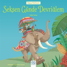 1001 Çiçek Kitaplar Dünyaca Ünlü Eserler - Seksen Günde Devrialem