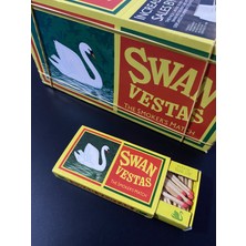 The Kibrit House  10'lu Swan Vestas Vintage Kovboy Kibriti