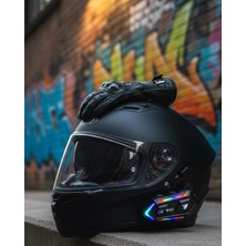 İlkyaz Fashion Intercom Mesafeli Ipx6 Suya Dayanıklı Kask Kulaklık Sistemi ILKYZ-KRGRS34