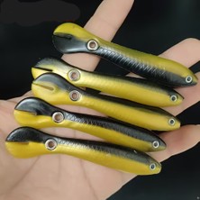 Eagenset Kıvrılarak Yüzen Aksiyon Silikon Yapay Balık Yemi 5 Adet 10 cm 6 gr Model: 10CMKYAS7