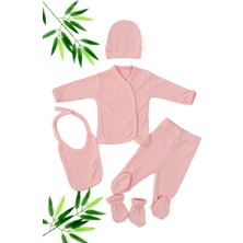 Sitiln Kız Bebek Pembe 5 Li Hastane Çıkışı Seti STL7164