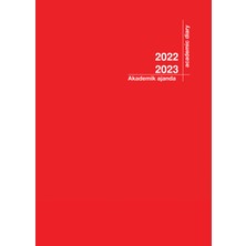 Akademi Çocuk 2022-2023 Akademik Ajanda 21X29 Kırmızı