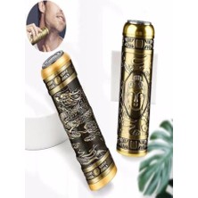 abnturk 1 Adet Taşınabilir Retro Şarjlı Sakal Kaş Bıyık Favori Düzeltme Tıraş Makinesi