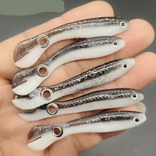 Eagenset Kıvrılarak Yüzen Aksiyon Silikon Yapay Balık Yemi 5 Adet 7 cm 2 gr Model: 7CMKYAS14
