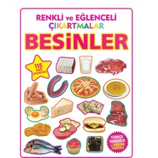 Parıltı Yayınları Renkli ve Eğlenceli Çıkartmalar Besinler