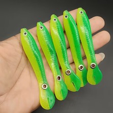 Eagenset Kıvrılarak Yüzen Aksiyon Silikon Yapay Balık Yemi 5 Adet 10 cm 6 gr Model: 10CMKYAS9