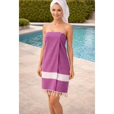 Gizo Home Elmas Peştemal | Pamuk - Doğal Saçaklı | Plaj, Havuz, Spa, Hamam, Sauna, Spor, Seyahat Havlusu