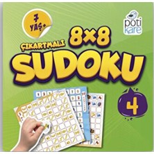 Pötikare Yayınları 8x8 Çıkartmalı Sudoku 7+ (4)