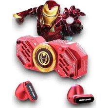 F6 Kırmızı Stres Çarkı Özellikli Marvel Bluetooth Kulaklık