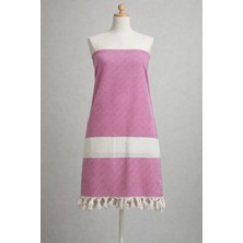 Gizo Home Elmas Peştemal | Pamuk - Doğal Saçaklı | Plaj, Havuz, Spa, Hamam, Sauna, Spor, Seyahat Havlusu