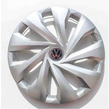 Yk Volkswagen Polo / Golf / Jetta / Caddy / Bora / Transporter Uyumlu 15 Inç Jant Kapağı 4'lü Takım Amblem Hediyeli
