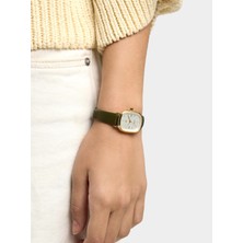 Parfois Kadın Deri Efektli Kayışlı Dikdörtgen Saat