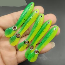 Eagenset Kıvrılarak Yüzen Aksiyon Silikon Yapay Balık Yemi 5 Adet 7 cm 2 gr Model: 7CMKYAS18