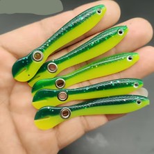 Eagenset Kıvrılarak Yüzen Aksiyon Silikon Yapay Balık Yemi 5 Adet 7 cm 2 gr Model: 7CMKYAS17