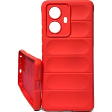 Ve Kırmızı Realme 10 Pro Plus 5g ile Uyumlu Love Serisi Darbeye Dayanıklı Kamera Korumalı Silikon Kılıf