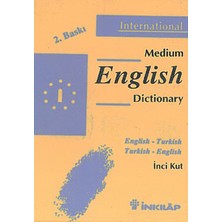 İnkılap Kitabevi Medium English Dictionary / English - Turkish Turkish - English