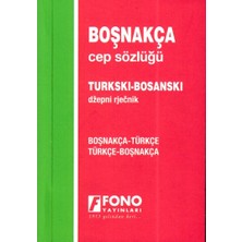 Fono Yayınları Boşnakça Cep Sözlüğü  Boşnakça Türkçe Türkçe Boşnakça