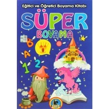 Karatay Yayınları Süper Boyama - Eğitici ve Öğretici Boyama Kitabı