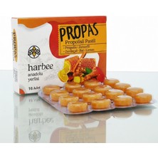 Har-Bee Harbee Propas Propolis Zencefil Bal Limon Zerdeçal Takviyeli Pastil - 16'lı Paket Bitkisel Destekli