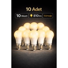 ZMR Lumıxa 10 Watt 810 Lm Günışığı Renk Ampul 10 Adet