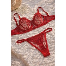 Süsen Lingerie Aşkın Rengi Sütyen Takım, Dantelli Sütyen Takım