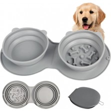 Ecoport Mikopet Katlanabilir Ikili Mama ve Su Kabı