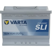 VARTA(2026) D24.12 Volt 60 Amper Akü 540 En. 2026 Üretim Güçlendirilmiş Model