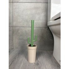 Feyza Design Şık ve Pratik Kaktüs Tasarımlı Wc Fırça Seti