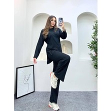 Kadın Alt-Üst Takım Fitilli Triko Takım Iç Göstermez