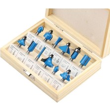 TeknoKapsül 03039 8 mm 12 Parça Ahşap Freze Uç Seti
