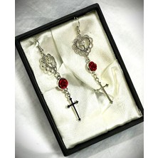 Dükkan Design Kalpler ve Haçlar Gotik Küpe