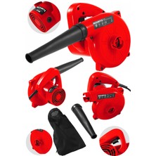 Schatz 450W 6 Kademe Devir Ayarlı Elektrikli Hava Körüğü Yaprak Üfleme Bilgisayar Temizleme Makinesi Kırmızı