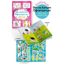 Bigkids Yayınları Kavramlar – Yön ve Konum Öğreniyorum – Çıkartmalı Etkinlik Kitabı - 3 Yaş +