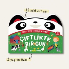 Bi Kutu Oyun Bi Kutu Cırt Cırtlı Etkinlik Kitabım - Çiftlikte Bir Gün 2+ Yaş 42 Adet Cırt Cırt ile Eğlenceli