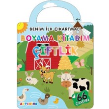 Artenino Yayıncılık Benim Ilk Çıkartmalı Boyama Kitabım - Çiftlik