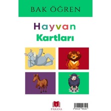 Parana Yayınları Hayvanlar - Bak Öğren Kartları - Ilk Bilgilerim