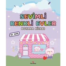 Yeti Kitap Sevimli Renkli Evler Boyama Kitabı