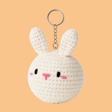 Mini Tavşan Luzu Tığ Kiti Yeni Başlayanlar Için Videolu Amigurumi Örgü Oyuncak Seti