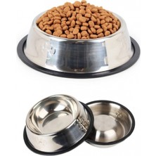 Ecoport Paslanmaz Çelik Metal Mama Kabı 22 Cm.