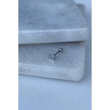 Jaida Moda Kadın Gümüş Kalp Figürlü Tragus Helix Piercing