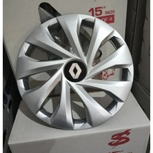 Yk Renault Symbol / Clio / Megane Uyumlu 14 Inç Jant Kapağı 4'lü Takım Amblem Hediyeli
