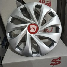 Yk Fiat Albea / Palio / Doblo / Linea / Tempra Uyumlu 14 Inç Jant Kapağı 4'lü Takım Amblem Hediyeli