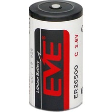 Eve 26500 3.6V 8500MAH C Size Lityum Pil