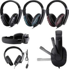 Mikrofonlu Gamer Kulaklık Oyuncu Kulaklığı Yüksek Ses Kaliteli Stereo Yumuşak Yastıklar