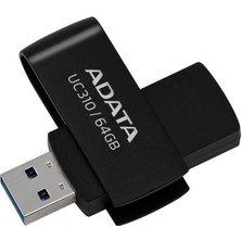 Adata UC310-64GB 64GB Usb3.2 Gen1 Black Flash Bellek